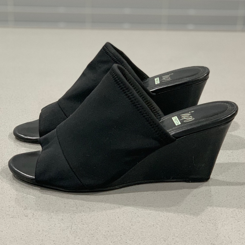 Neoprene Wedge Mules